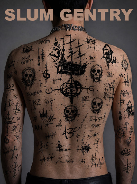 Slum Gentry 430 Temporary Tattoos Pack