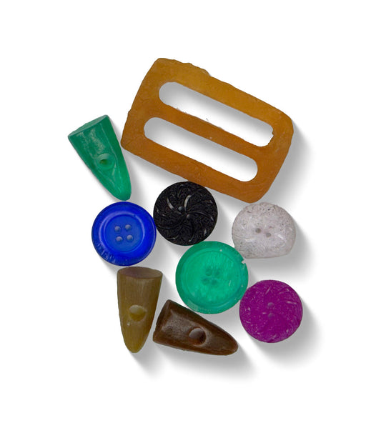 Hand cast buttons & buckles