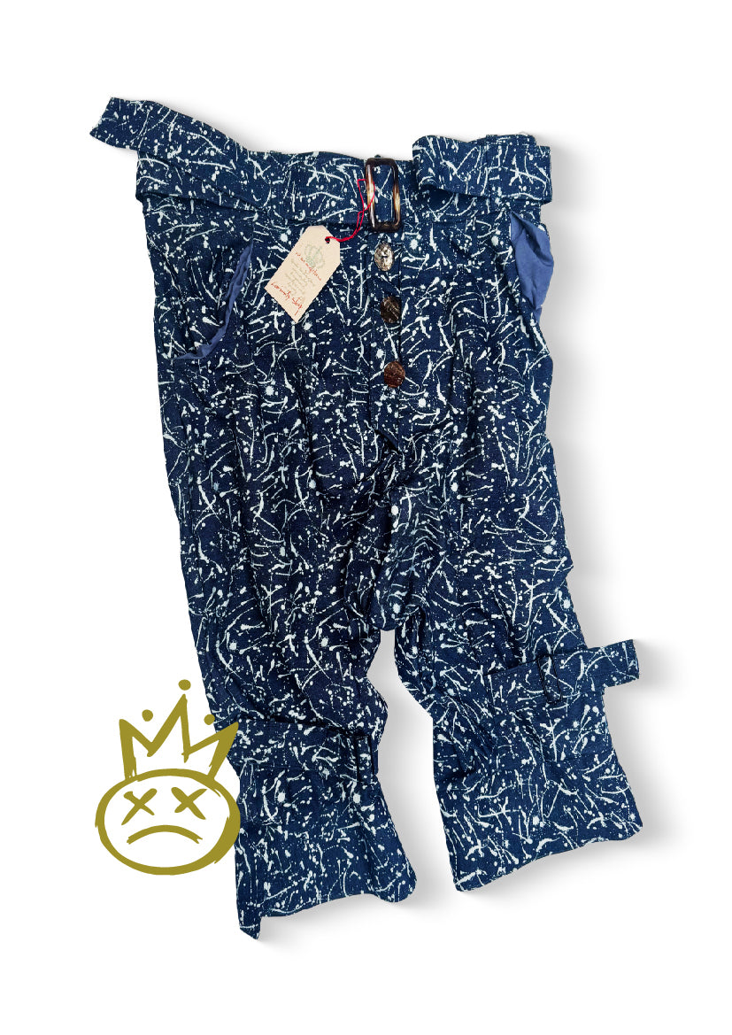 Strangely “bondage” trousers